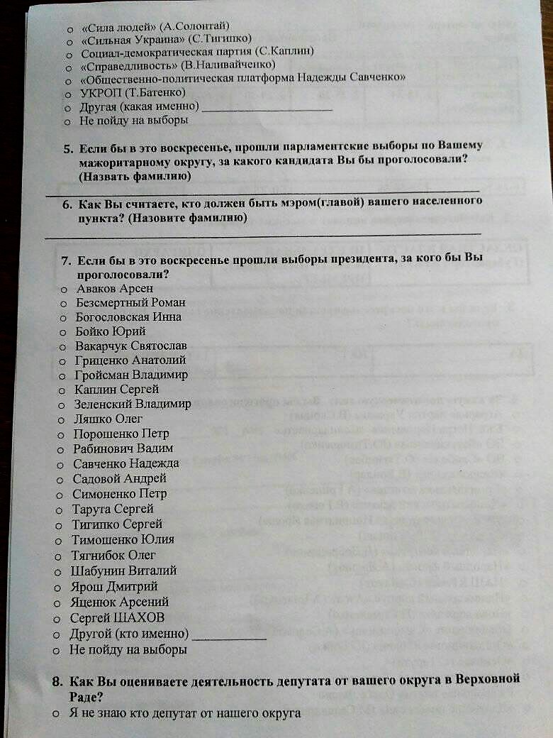 2 11 2018 Luganshchyna rozdacha cukru anketa 2
