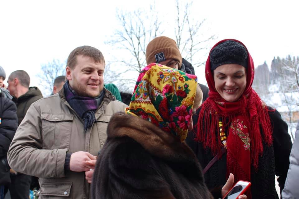 07.02.19 Ivano Frankivshchyna politychni koliadnyky u sichni Sadovyj Kateryna Yavoriv