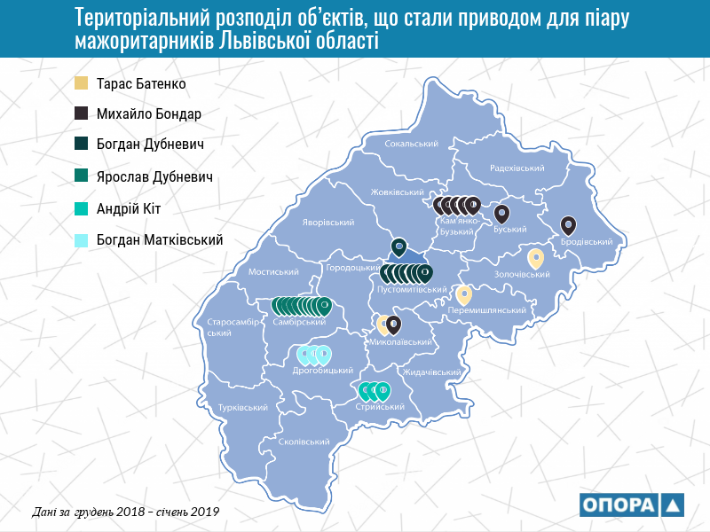 12.02.2019 Lviv terytorialny rozpodil obyektiv na yakych robyly piar