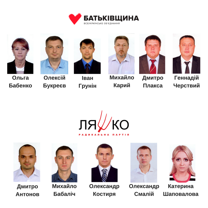 колаж з фото 11 депутатів